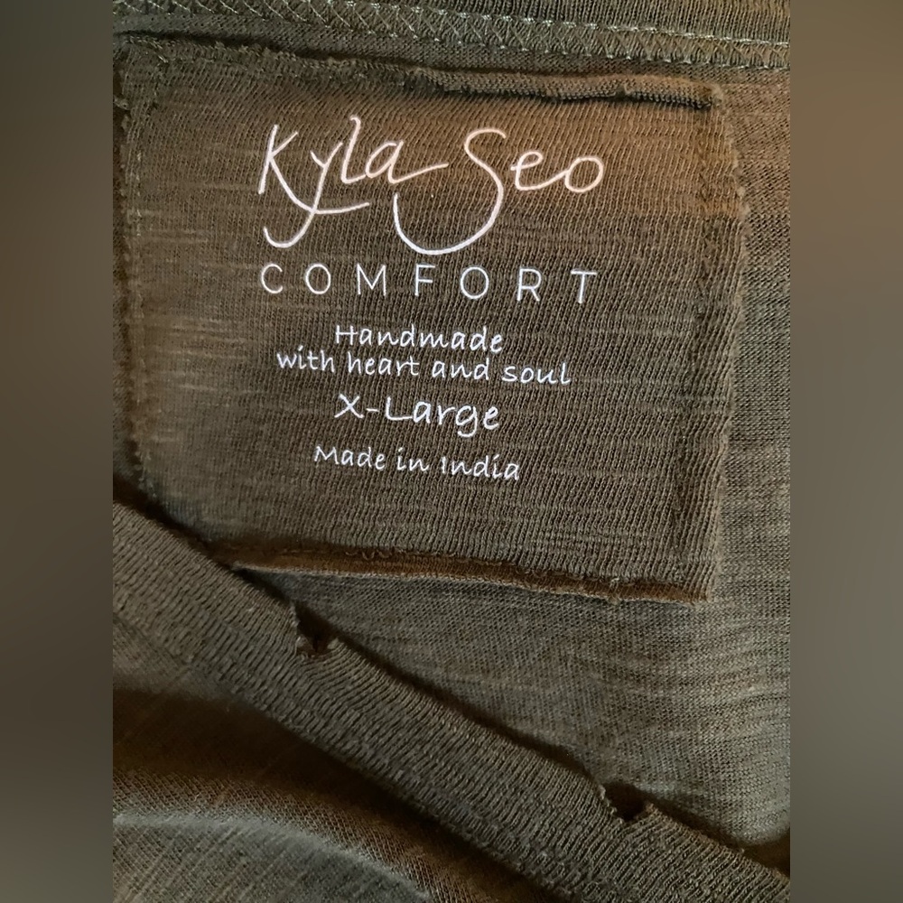 Kyla Seo Army Green Aura Tunic XL - Picture 3 of 5